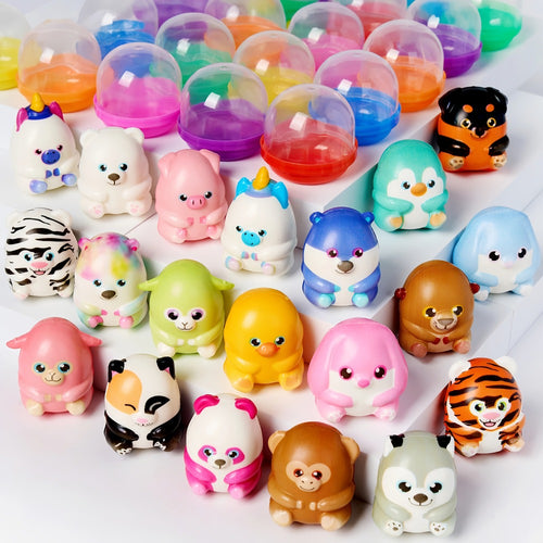 Mochi Squishy Toys 20 Pack – Slow Rising Cute Animal Squishies Bulk Party Favors for Kids, Classroom Prizes, Birthday Goodie Bag Stuffers, Pinata Fillers, Halloween Valentine's Day Gifts