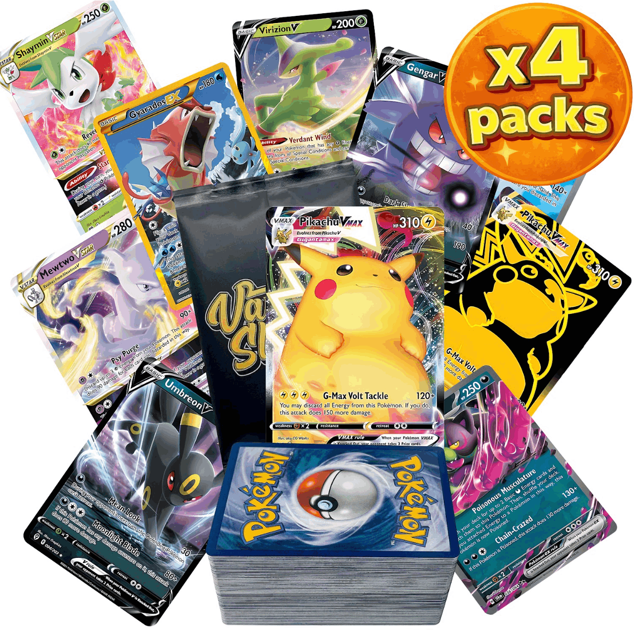 Ultra Rare Pokémon Starter Bundle | 25+ Pokémon Cards | 1x Ultra or Double Rares Guaranteed! | 10 Holos/Rares Included! | Perfect Gift for New Collectors!!