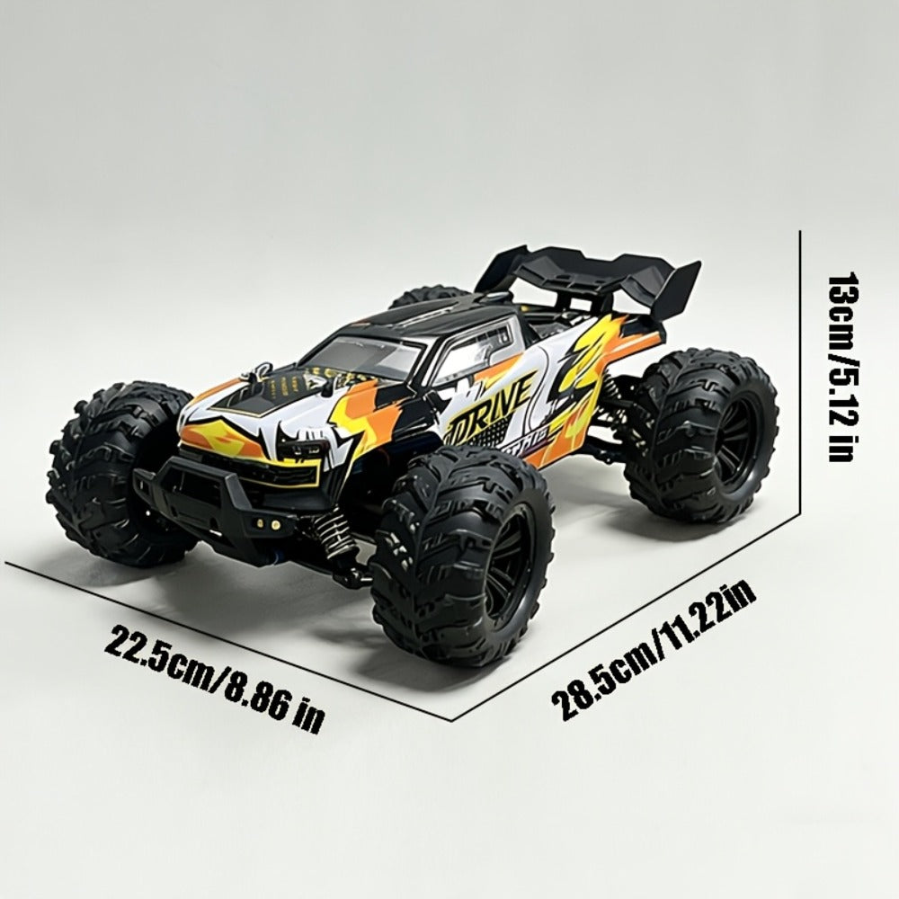 High Speed RC Off-Road Car 70KM/H Brushless Motor 1:14 1:16 Scale – Remote Control Monster Truck with Dual Battery Option, 4WD All-Terrain Vehicle Toy for Boys Kids & Adults, Birthday Gift