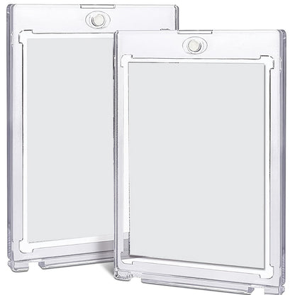 30pt Magnetic Card Holders 30/60 Pack – Clear Hard Plastic One-Touch Trading Card Cases, Protective Display Holders for Baseball, Sports, Pokemon & Game Cards, Bulk Set for Collectors