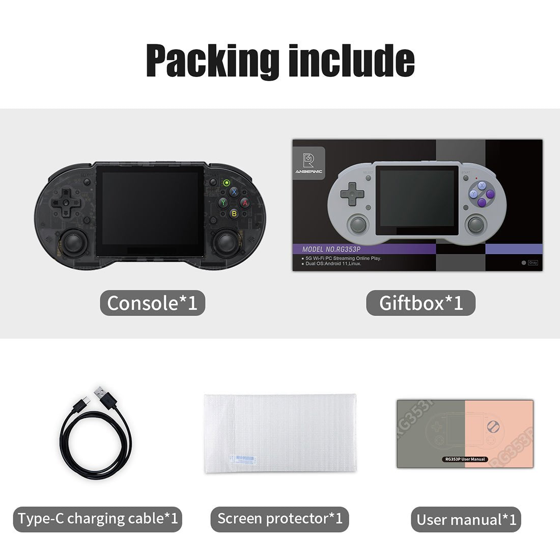 Anbernic RG353P – Gamepad-Style Android + Linux Console