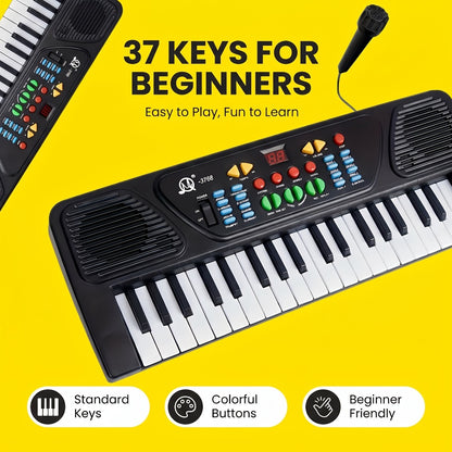 Electronic Keyboard With Microphone
