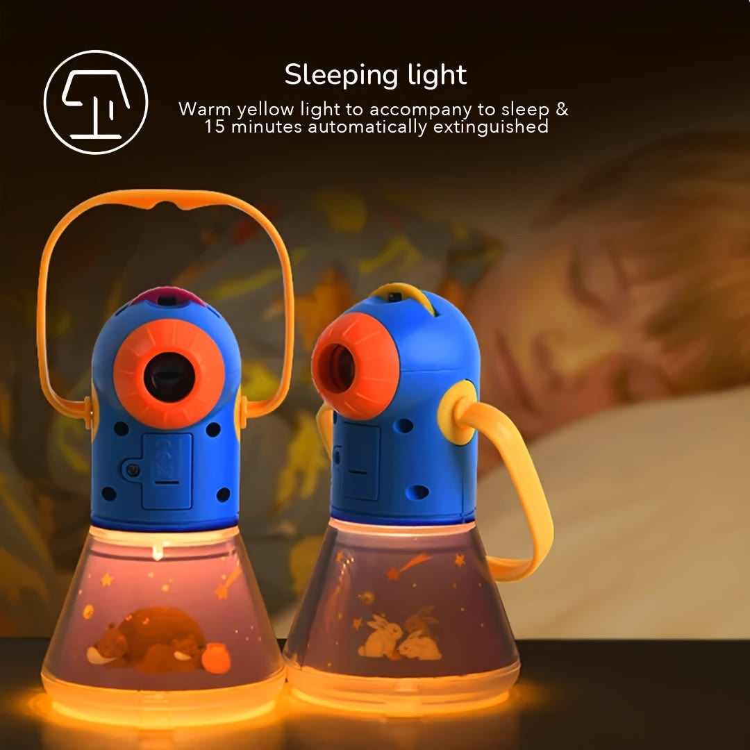 MiDeer Youngsters' Torch Storybook Projector - Creative Educational Toy with 12 Story Reels, Flashlight Fun for Youngsters, Perfect Birthday Gift (Batteries Not Included), Interactive Learning | Creative Design | Sturdy Acrylic Build, MIDEER