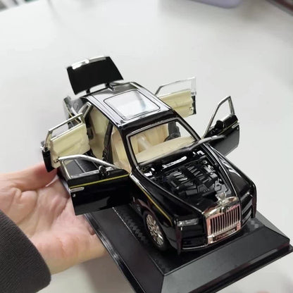 Collectible Car Model, Zinc Alloy with Display Base, Openable Doors Highly Detailed Static Decoration, Perfect Gift for Car Enthusiasts, for Home Desktop, Birthday Christmas