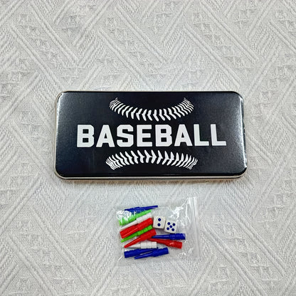 Softball, Baseball, And Soccer Travel Games, Finger Joint Dice Games, Tabletop Games, Portable Wooden Board Game Sets Suitable for Fun Family Game Night Gatherings And Parties.