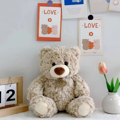Giant Teddy Bear Stuffed Animal Plush Toy – Lifelike Soft Cuddly Bear Doll for Kids Adults Home Decor, Best Christmas Birthday Valentine Gift, Beige Brown