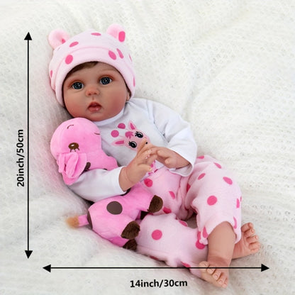 ZIYIUI Reborn Baby Doll 20 Inch Realistic Soft Newborn with Accessories Gift Set Lifelike Infant Toy for Kids Ages 3+ Birthday Halloween Christmas