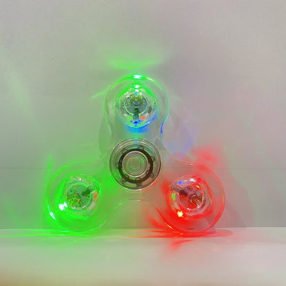 LED Spinning Top Fidget Toy 12 Pack Glow in the Dark Crystal Gyroscope with Vibrant Lights 4-Gear Colorful Spin Top for Kids Boys Girls Party Favors Birthday Christmas Gift