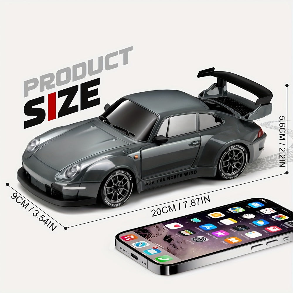 High-Speed Drift RC Car 1:24 Scale S814 – Remote Control Drift Car for Kids & Adults, 360° Spin Stunt Vehicle Toy, Birthday Christmas Gift, Multiple Colors (Grey/Orange/Blue/Green/Purple)