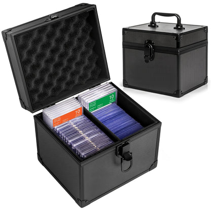 Storage Box for Graded Sports Cards, Suitable for Baseball Trading Cards, Compatible with PSA, CSG, BGS, And Top Loaders