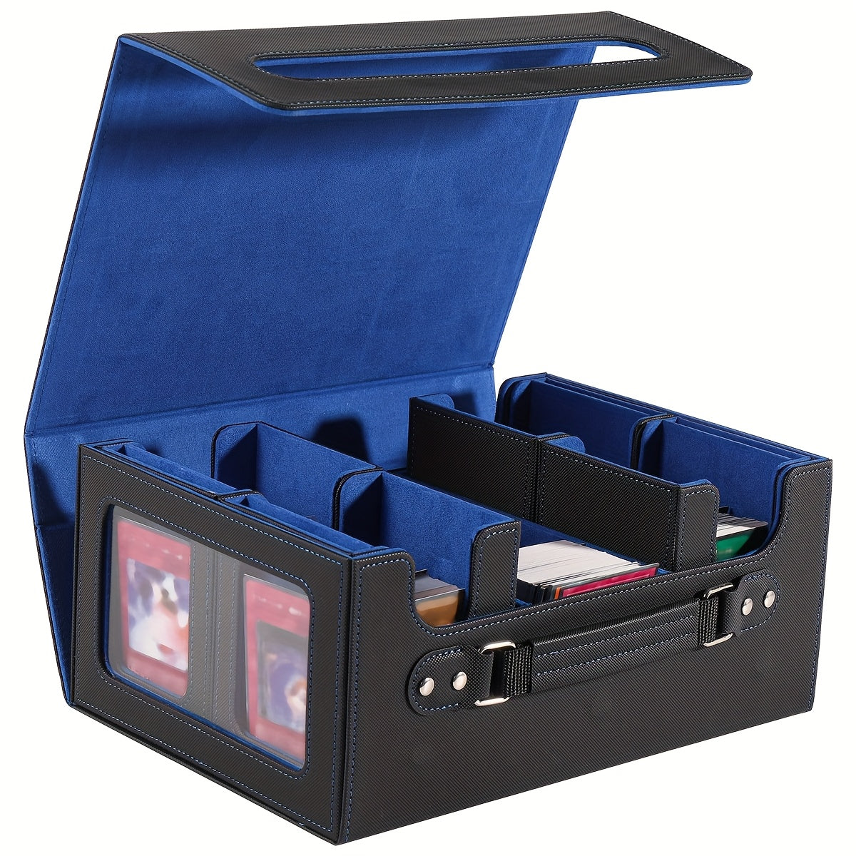 Card Cassette Command Display, Five In One Card Storage Box Can Hold More Than 400 Pairs Of Cards, Detachable Sports Card Box, Exquisite Packaging, Can Be Gifted to Friends And Family