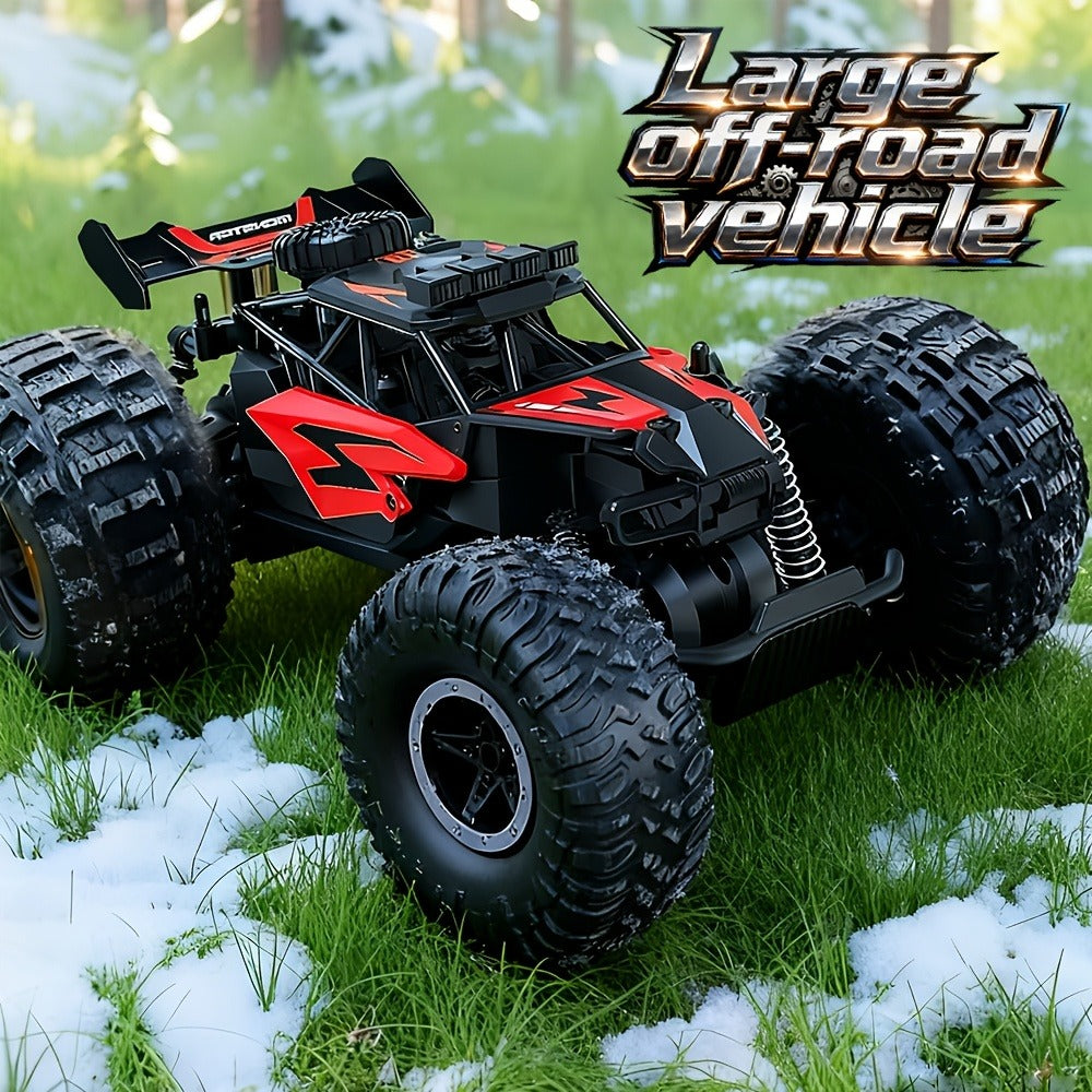 RC Off-Road Truck for Kids Ages 6+ – High Speed Remote Control Car with Alloy Steel Body, Full-Function Bearings, 4WD All-Terrain Monster Truck Toy for Boys, Birthday & Holiday Gift