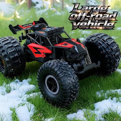 RC Off-Road Truck for Kids Ages 6+ – High Speed Remote Control Car with Alloy Steel Body, Full-Function Bearings, 4WD All-Terrain Monster Truck Toy for Boys, Birthday & Holiday Gift
