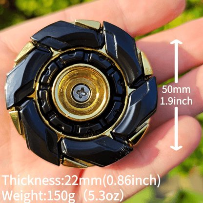 COSSIFY Metal Daily Stress Relief Toy Set - Fidget Spinner Theme: Portable Stress Relief Spinner, Cool Decompression Toy, Anxiety Relief Tool, Creative Design, Exquisite Craftsmanship, Relaxation And Focus Aid for Teens, Best Mini Metal Toy for Men