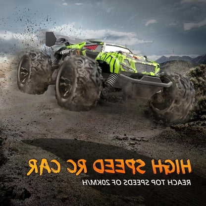 RC Off-Road Car for Kids with LED Lights – Remote Control 4WD Monster Truck, High-Speed All-Terrain Vehicle Toy for Boys & Girls, Outdoor Racing Gift for Birthday Christmas