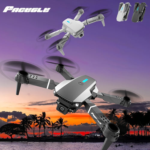 [360° Stunt Flip]E88 Drone, Equipped with Dual Cameras, Portable Foldable Body, 500Mah Battery Capacity, Optical Flow Positioning, Intelligent Height Setting, Indoor And Outdoor Aerial Drone, Suitable for Outdoor Adventure Enthusiasts