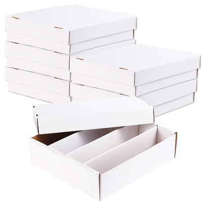 Trading Card Storage Box 3200 Count – Bulk Card Organizer for Baseball Football Basketball Pokemon MTG Sports Cards Available in 1 4 or 6 Pack
