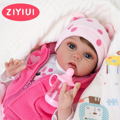 ZIYIUI Reborn Baby Doll 20 Inch Realistic Soft Newborn with Accessories Gift Set Lifelike Infant Toy for Kids Ages 3+ Birthday Halloween Christmas