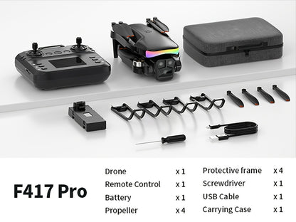 LCD Screen Drone with Dual Cameras & Brushless Motor – Foldable RC Quadcopter for Beginners Adults, Altitude Hold, 3D Flips, Headless Mode, One-Key Takeoff Landing, Supports 32G SD Card