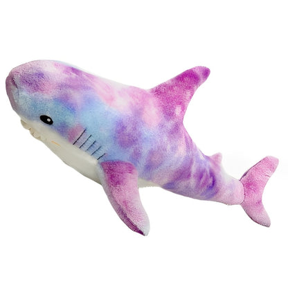 Shark Plush Pillow Stuffed Animal - Soft Cute Shark Throw Pillow for Couch, Kids Room Decor, Birthday Gift for Girls, Women & Ocean Animal Lovers, Mixed Colors