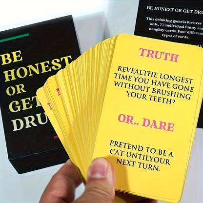 Truth Or Drunk Game Card - Truth Or Dare Challenges For Parties Fun Naughty Challenges And Dares Perfect For Game Nights Parties Weekends