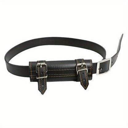 Samurai Sword Belt Holder – Japanese Katana Waist Holster for Anime Cosplay, Medieval Costume Prop, Real-Size Sabre Sleeve Carrier for Adults, Black & White