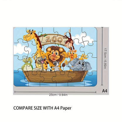 Puzzles For Kids Ages 3+, 12 Boxes Puzzles For Kids Ages 3+ - Puzzles For Boys And Girls Ages 3+ - Toy Gift Activities, 12 Different Theme Puzzles, Halloween And Christmas Gifts For Children
