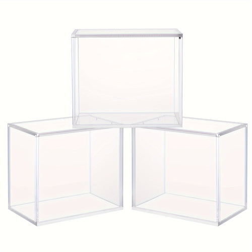 3/4/6pcs Magnetic Booster Box Acrylic Display Case 5.8"Lx3.5"Dx5.3"H (NOT For ETB) Thick Protective Acrylic Case Storage Box For Card Collector