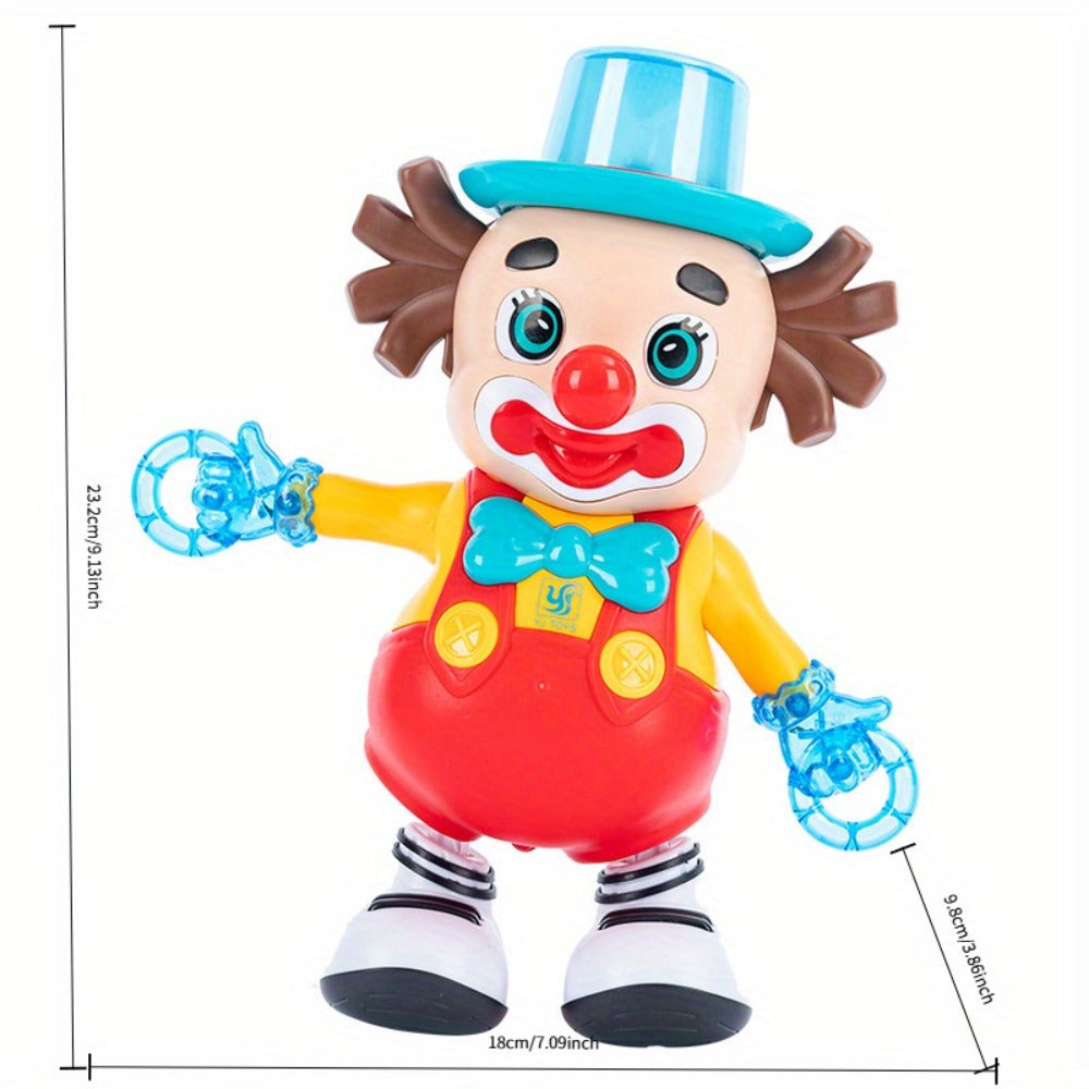 Dancing Clown Toy Doll Light Music Swing Left And right, Toys for Kids girls, Fidget toys, Toys for boys, toy, Christmas Gifts Birthday Gifts for kids, Weird stuff, Halloween Decorations