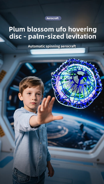 New Upgraded Smart Sensor UFO Flying Hovering Ball - Hexagonal Spinning Saucer Drone with Autonomous Flight, Hovering Toy for, / Flying Robot ( Party Christmas Gift)