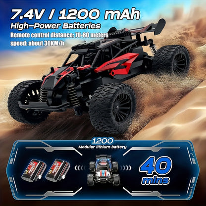 Advanced 2.4GHz RC Monster Truck for & Adults - Alloy- Off-Road RC Car with All-Terrain Tires,, Durable Plastic/Alloy Body, Remote Control -Like Vehicle for &, Ideal Gift