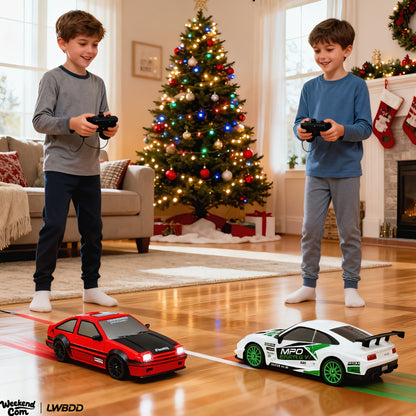 RC Drifting 1:24 Scale Four-wheel Drive High-speed Model Car, Drifting Tire Racing Sports Toy, Suitable for Adults, Boys, Girls And Children, Birthday, Christmas, New Year Gifts