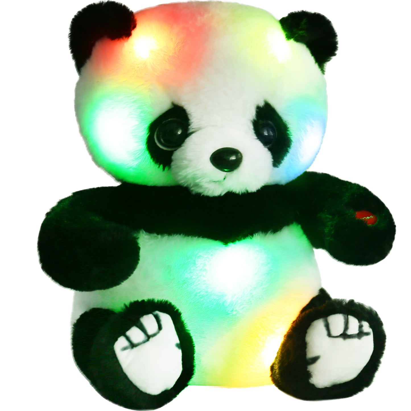 12'' Light Up Panda Stuffed Animals, Kawaii Panda Bear Plush with LED Light, Hugging Toy Gift for Kids Birthday Gift For Boys Girls, Christmas Gifts,Home Decor,Mother's Day