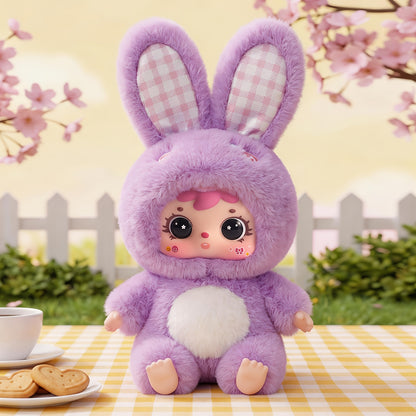 Samuel Cute Pet Series Plush Healing Doll, Cute Rabbit, Bear, Mianyang Shaped, Comes with Hanging Accessories And Birthday Gifts, Style Random 1pc