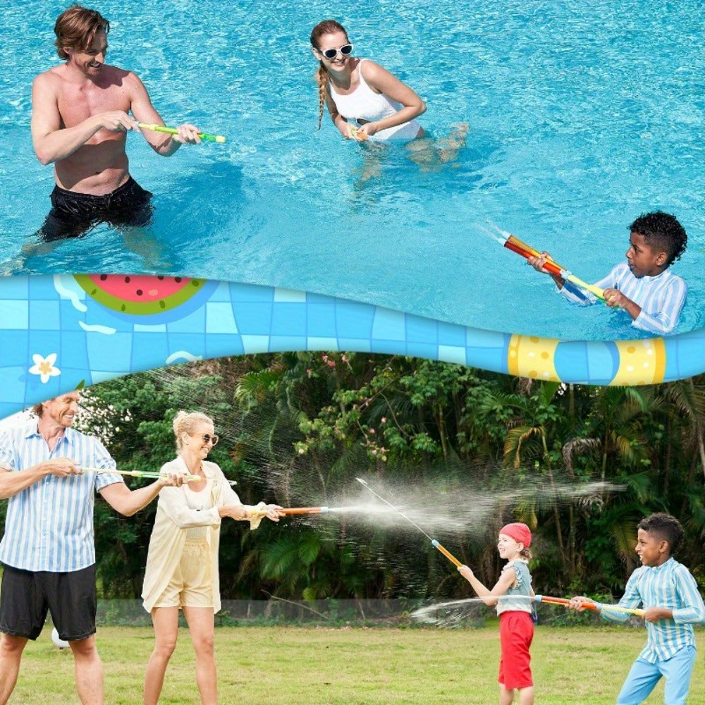 Water Guns 18 Pack Bulk Set for Kids – 16.5" Leakproof Squirt Gun Blasters with 35-Foot Range | Outdoor Summer Water Toy for Pool Beach Backyard Birthday Party Favors & Summer Camp
