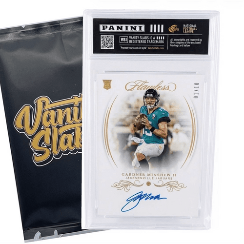 PANINI Football Random Single Hit Slab | Inside is a Rookie, Star, Autograph or Insert Guaranteed! | Perfect Gift for Kids & Collectors of All Ages