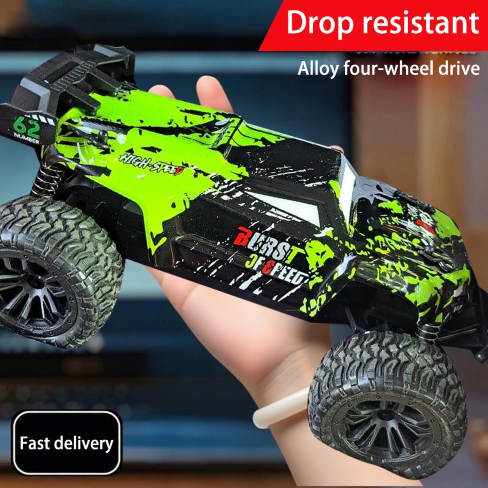 Dual Shell RC Off-Road Truck Ultra Large All-Terrain Remote Control Car with Full Proportional Drift, Extreme Grip & High Speed – Powerful 4WD Monster Truck Toy, Birthday Christmas Gift
