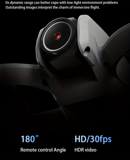 Mini 4K FPV Drone with 180° Rotating Dual Camera – Optical Flow Positioning, Dual Batteries, 360° Flip, One-Key Takeoff Landing, Anti-Shake RC Quadcopter for Beginners Boys Girls