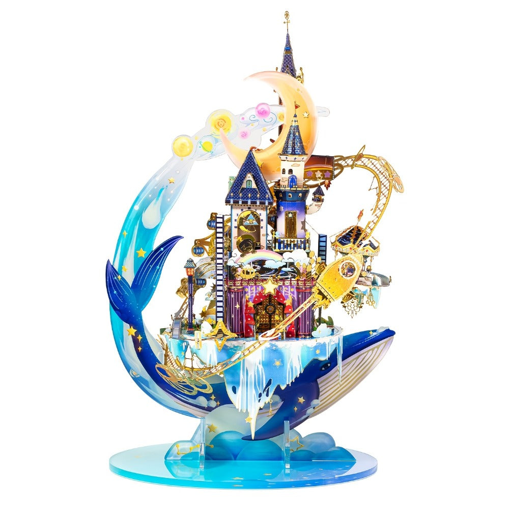 3D Metal Model Kit MU Star Playground – Handcrafted Garden Scene DIY Assembly Puzzle for Teens Adults Ages 14+, Unique Birthday Christmas Valentine's Day Gift for Girlfriend Women Teen Girls