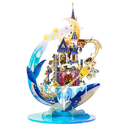 3D Metal Model Kit MU Star Playground – Handcrafted Garden Scene DIY Assembly Puzzle for Teens Adults Ages 14+, Unique Birthday Christmas Valentine's Day Gift for Girlfriend Women Teen Girls