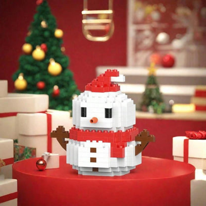 Christmas Building Blocks Party Set 1052 Pieces – 6 Boxes Santa Claus Mini Assembly Toy for Kids, Holiday Surprise Gift Bags for Boys & Girls, Christmas Party Favors & Stocking Stuffers
