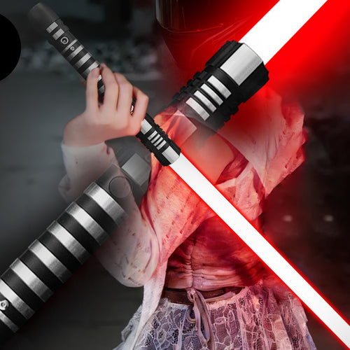 Dark Phantom LightSword, 16 Colors Change, 3 Movie Sound Effects, Cool Light Effects, Night Party Light Toy Saber, Lightweight, for Beginners, Birthday Gift for Relatives&Friends, Movie Derivative Toy