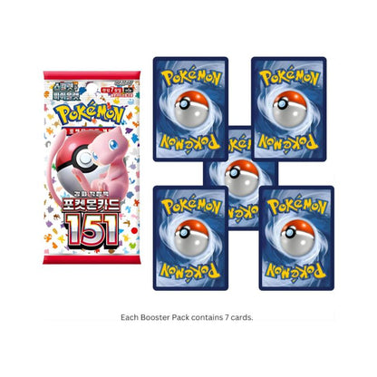 Korean Pokémon 151 Booster Pack