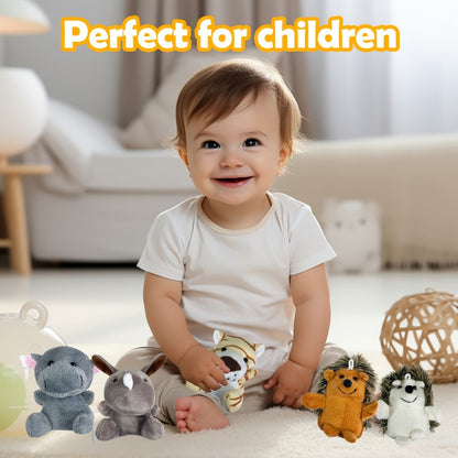Forest Animal Plush Bulk Set 12 or 24 Pack – Mini Stuffed Animals for Animal Theme Party Favors, Classroom Treasure Box Prizes, Goodie Bag Fillers, Birthday Christmas Gifts for Kids