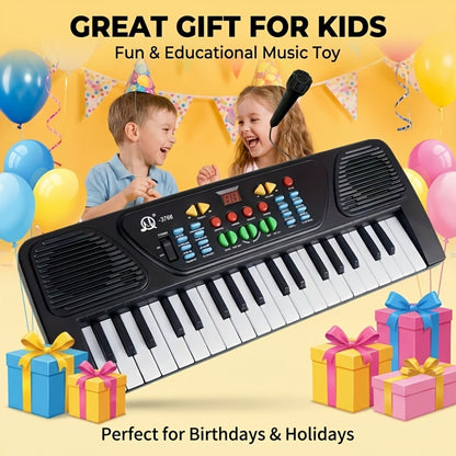 Electronic Keyboard With Microphone