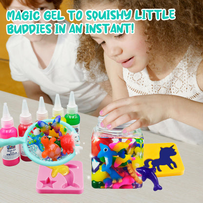 Aqua Fairy Water Gel Kit - Magic Water Elf - DIY Squishy Maker Kit - Design Your Own Squishes - Kids Arts & Crafts