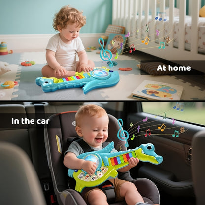 Toddler Toys for 1 Year Old Boy Gift: Baby Girl Musical Toys 12-18 Months, Educational Piano Guitar for Toddlers 1-2 with Animals And Sounds, 1st First Birthday Gifts for Kids