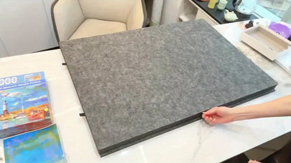 Portable Puzzle Table, Lightweight Felt Jigsaw Board Featuring 6 Storage Drawers, Adjustable Tilt Function, 2-In-1 Stand with a Protective Cover, Non-Slip Surface And Carry Handle, Perfect Gift for Puzzle Lovers