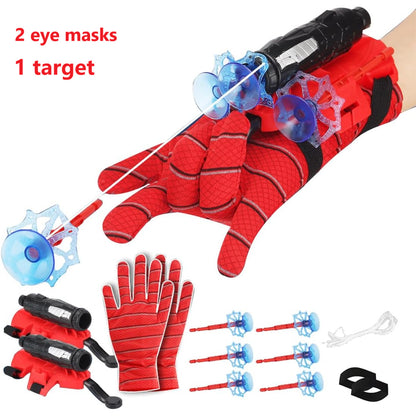 Spider Launcher Set, Spider Web Shooting Toy, Launcher Wrist Accessories, Teenager Toy, Teenager Gift, Easter Outdoor/Party Supplies Gift Pack, Children's Party Gift Pack