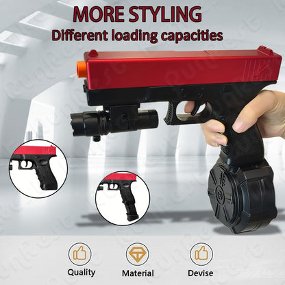 Electric Full Auto Gel Blaster Splatter Ball Rifle – Rechargeable, High-Speed, Long Battery Life, Indoor Outdoor Team Shooting Game Toy for Ages 12+, Halloween & Christmas Gift